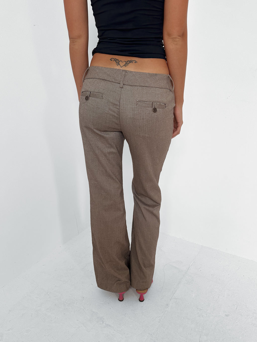 low rise trousers — size xs