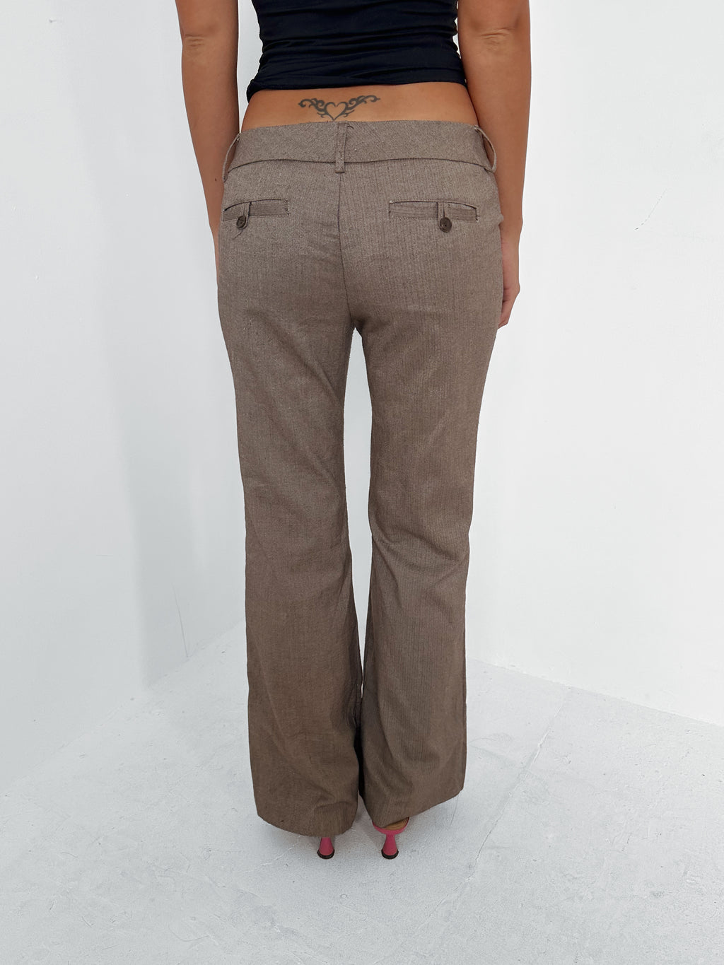 low rise trousers — size xs