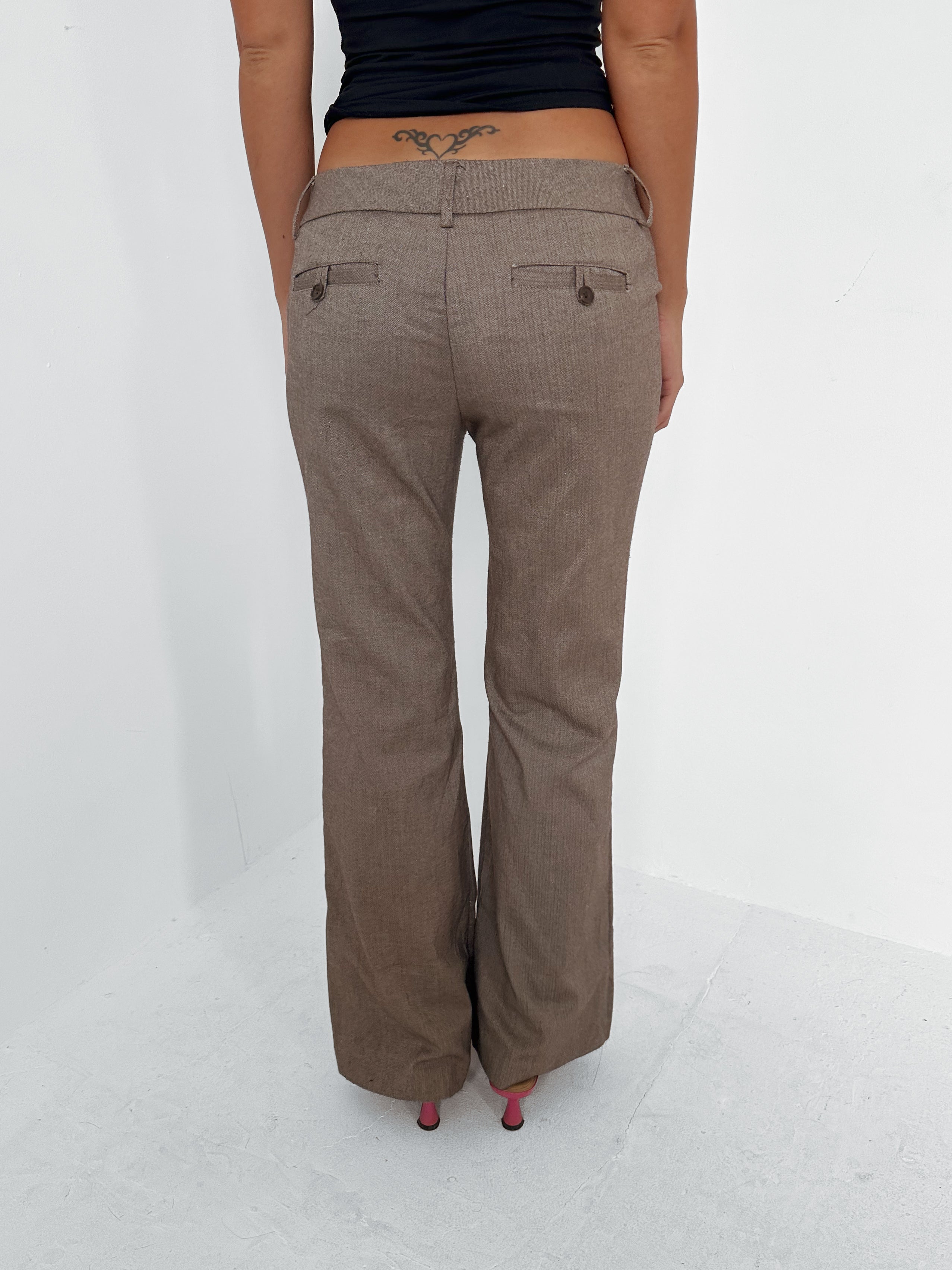 low rise trousers — size xs