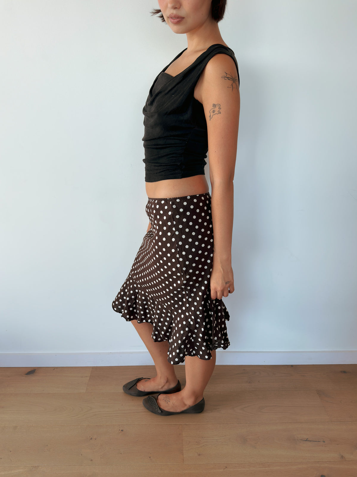 polka dot skirt — size XS-S