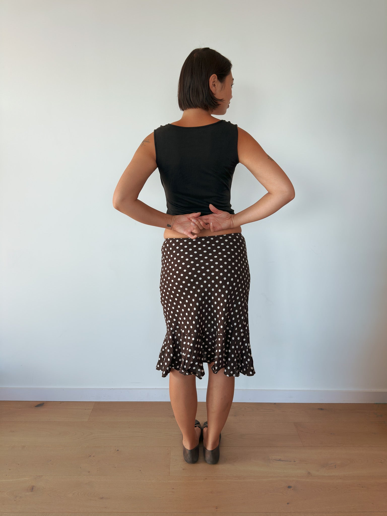polka dot skirt — size XS-S