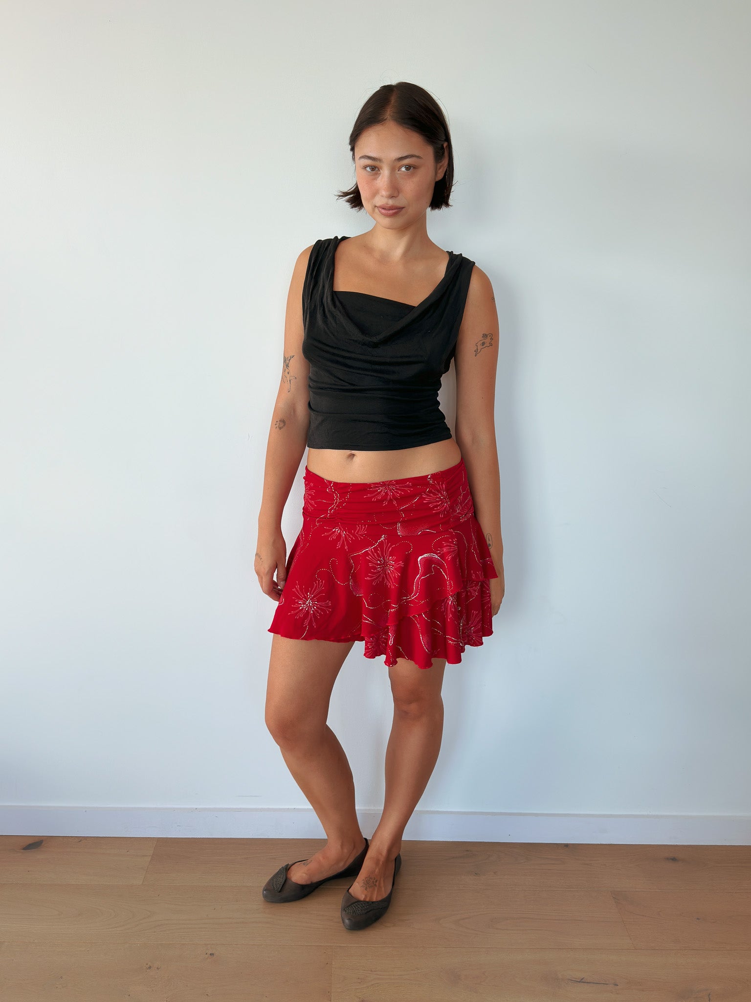 flippy mini skirt — size S