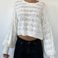 Slouchy Open Knit Jumper ⋆ Size S