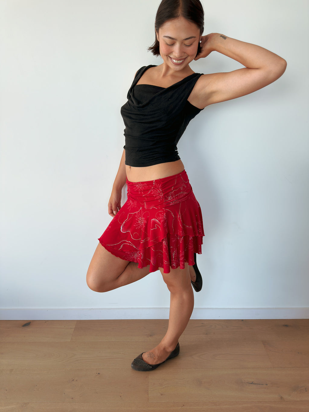 flippy mini skirt — size S