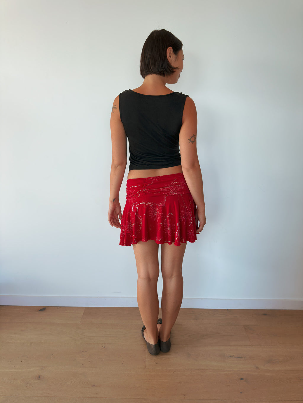 flippy mini skirt — size S