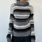 Slouchy Roll Neck Striped Knit ⋆ Size M