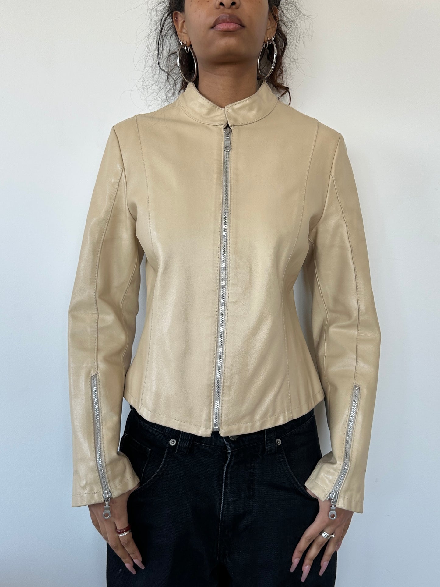 Moto Leather Jacket ⋆ Size S