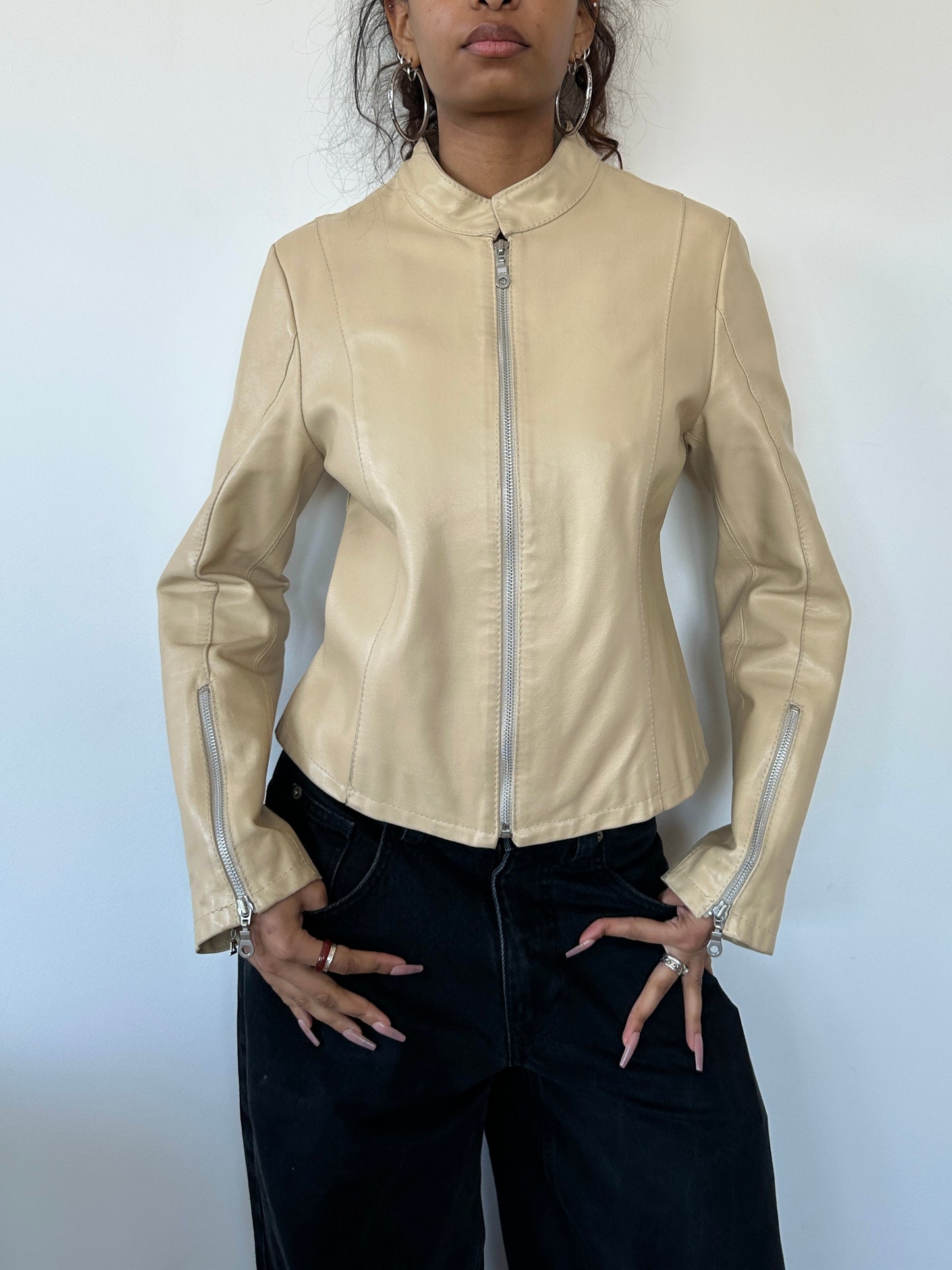 Moto Leather Jacket ⋆ Size S