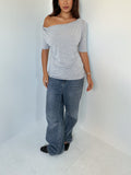 slouch stripe top — size s/m