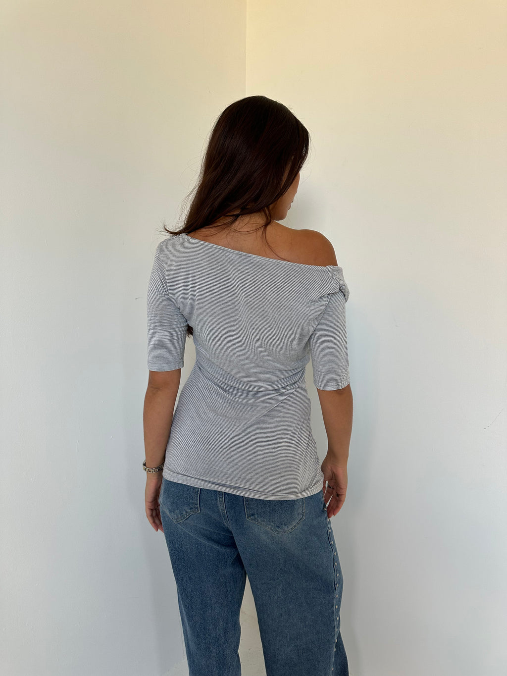 slouch stripe top — size s/m