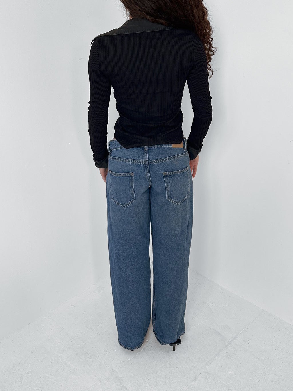 dual zip shirt — size xs/s