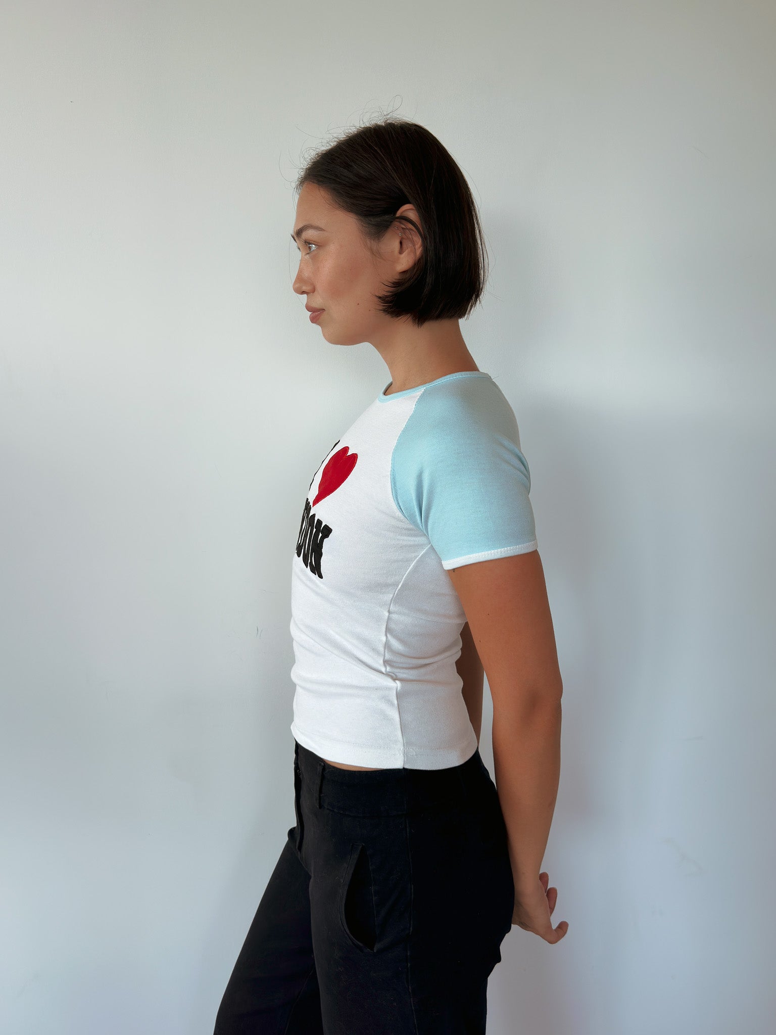 london baby tee — size XS-S