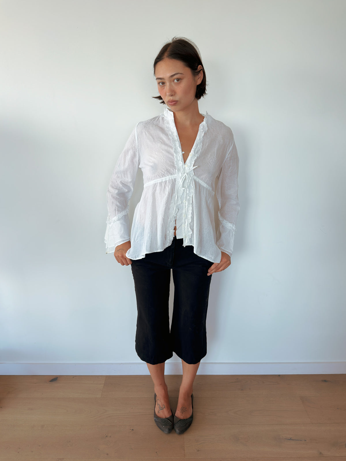 floaty prairie blouse — size M