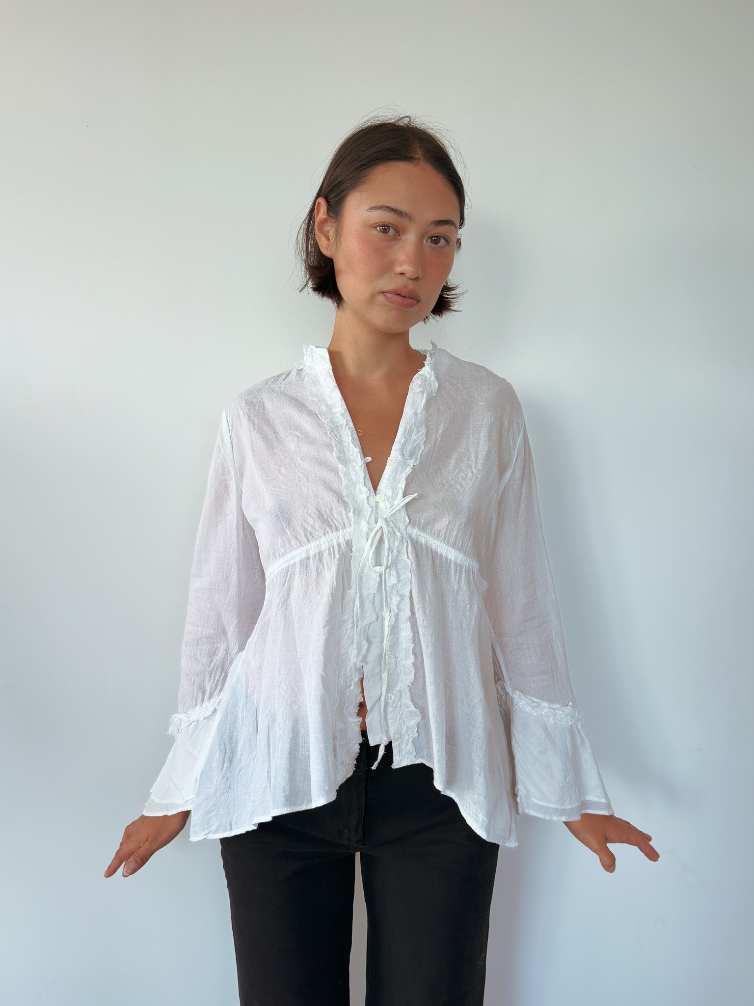 floaty prairie blouse — size M