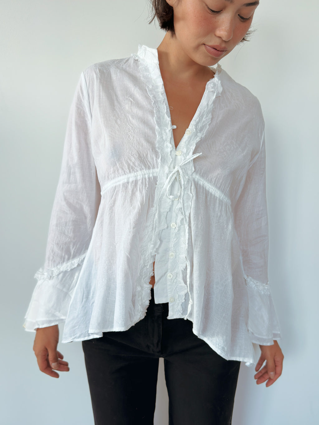 floaty prairie blouse — size M