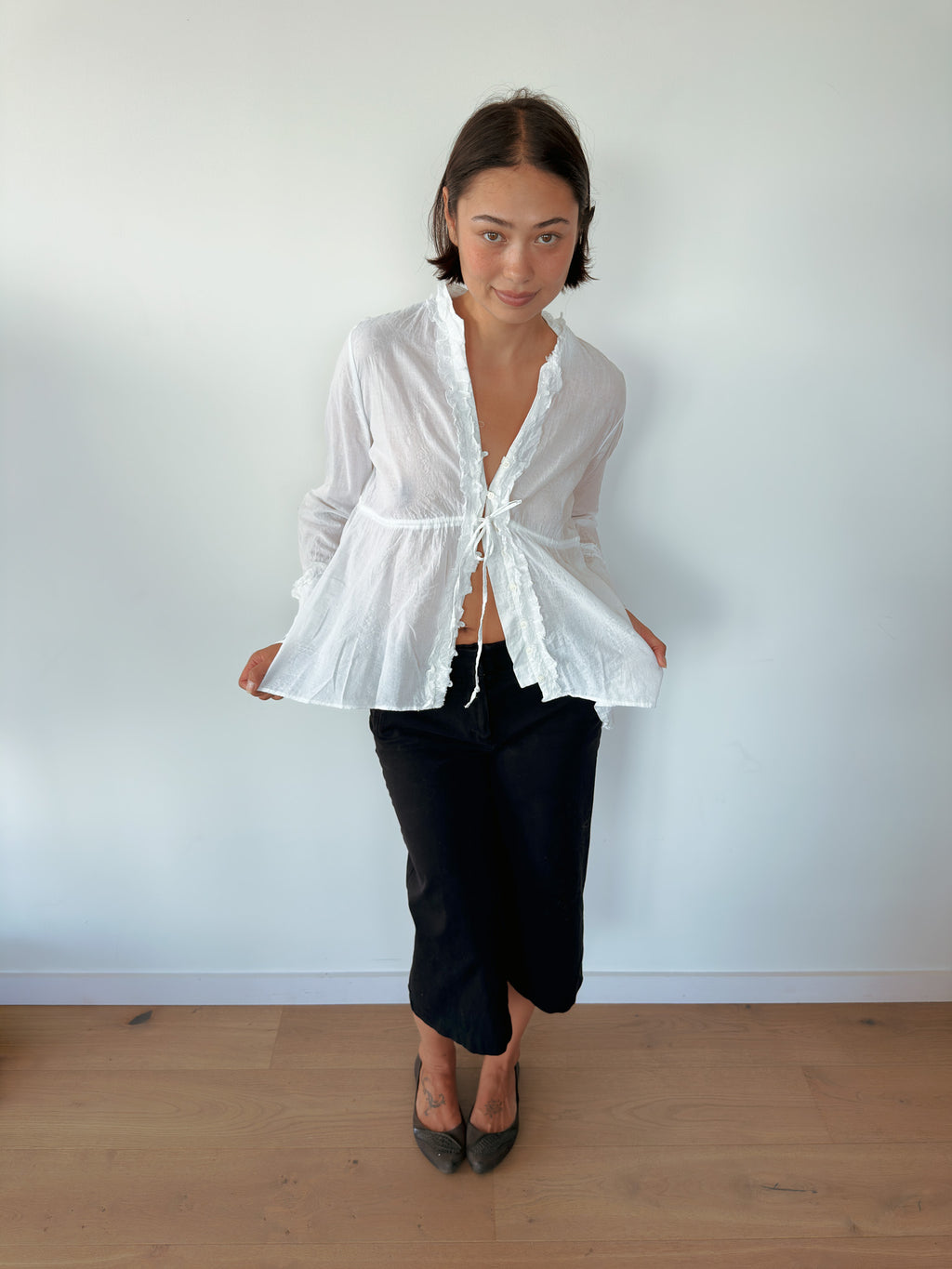floaty prairie blouse — size M