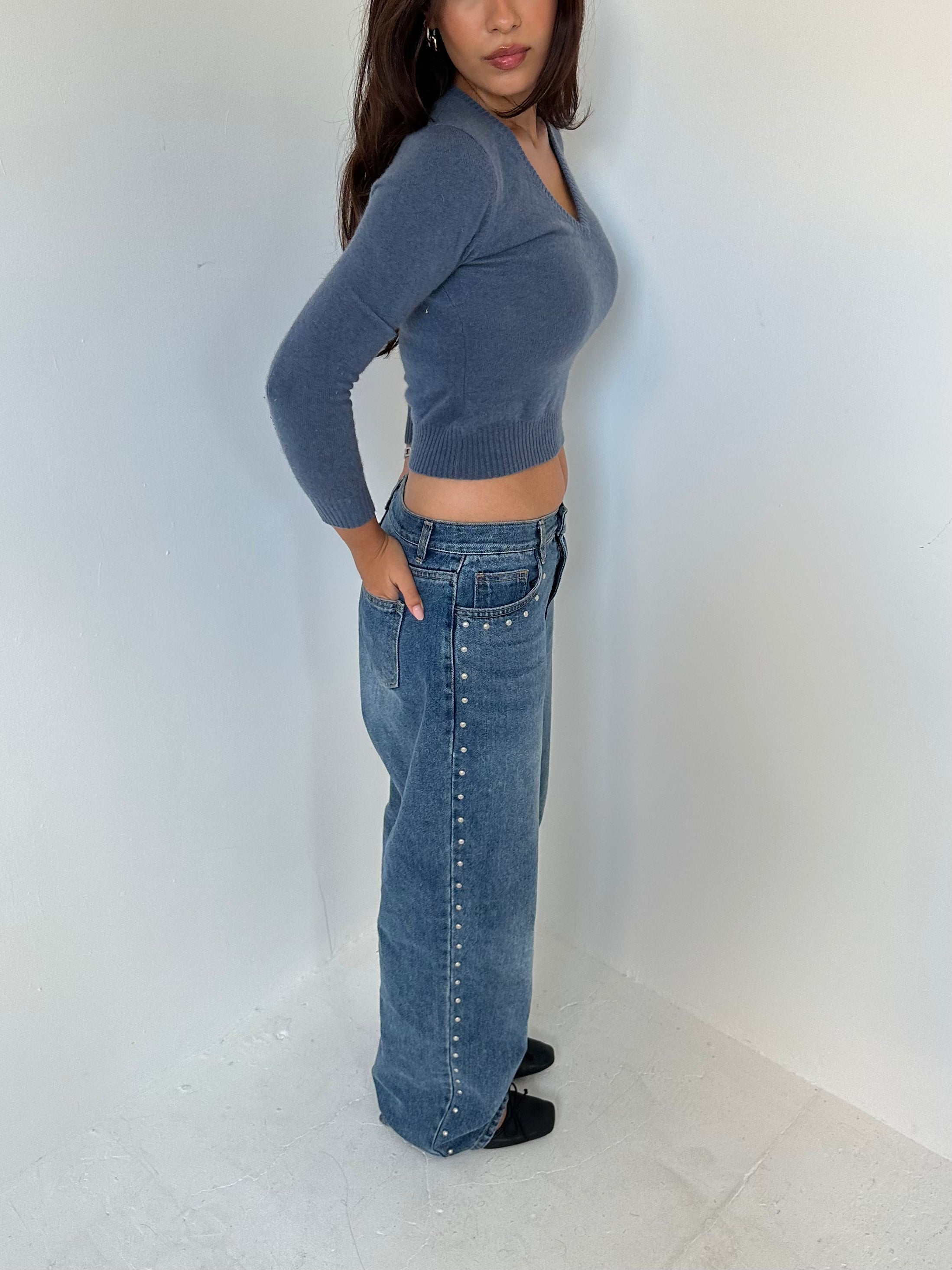 cashmere knit — size xs