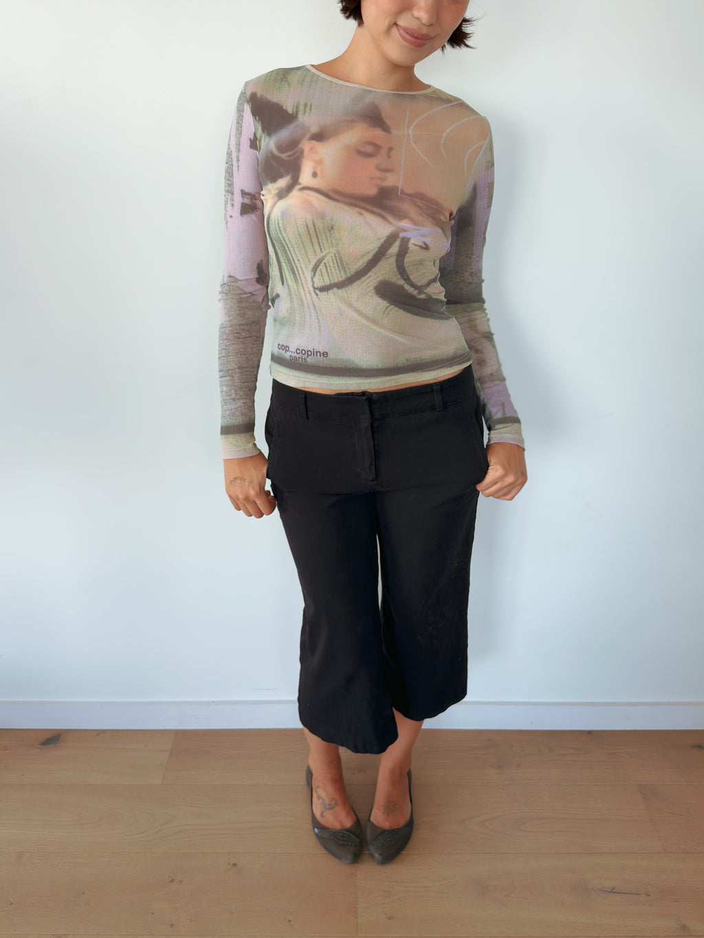 cop copine top — size S