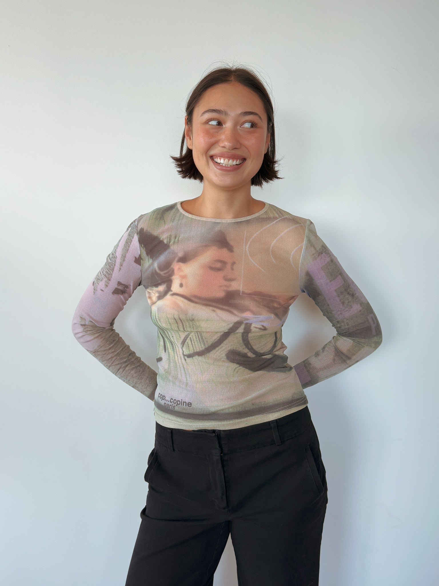 cop copine top — size S