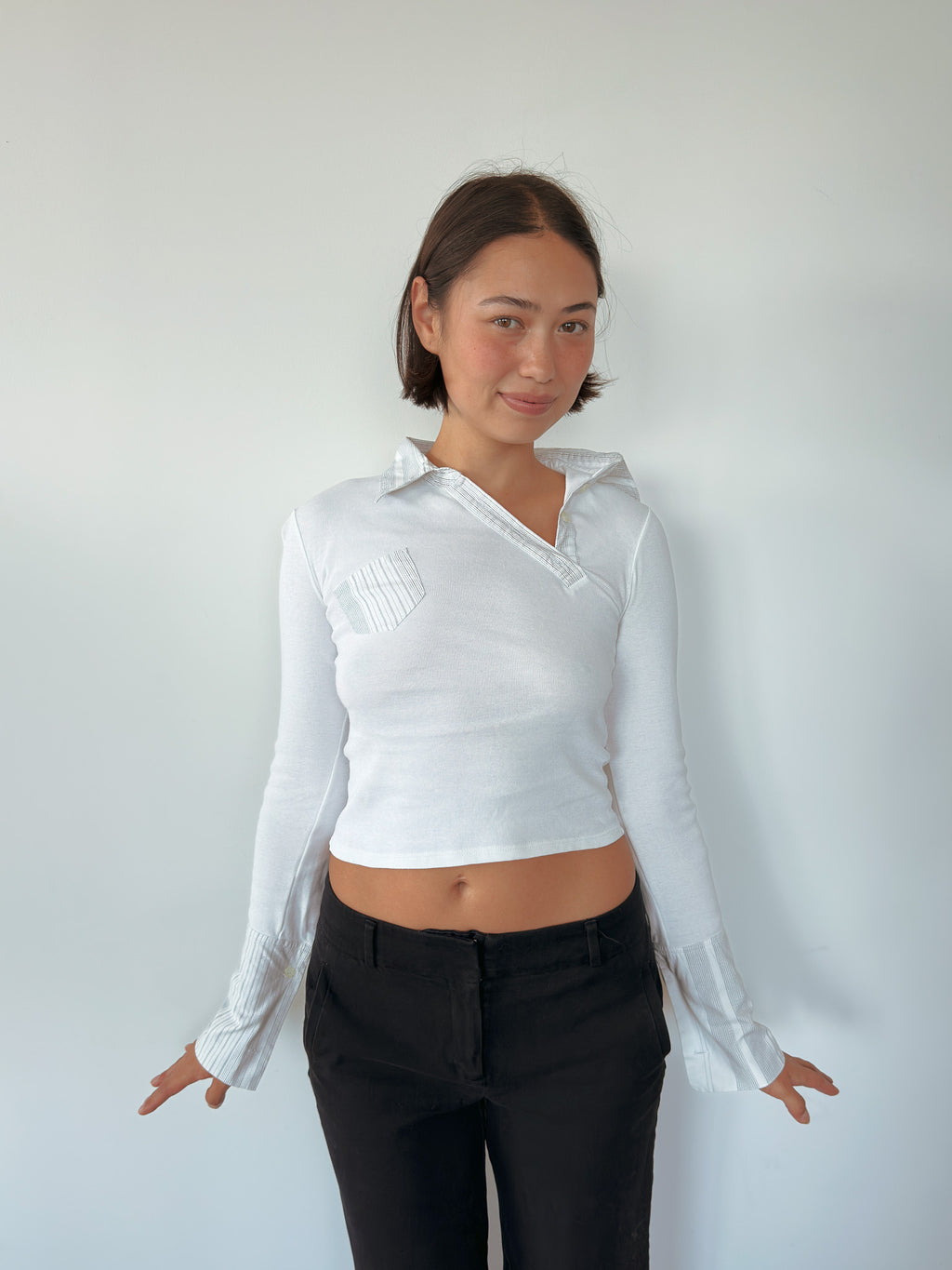 bi-material officecore top — size XS