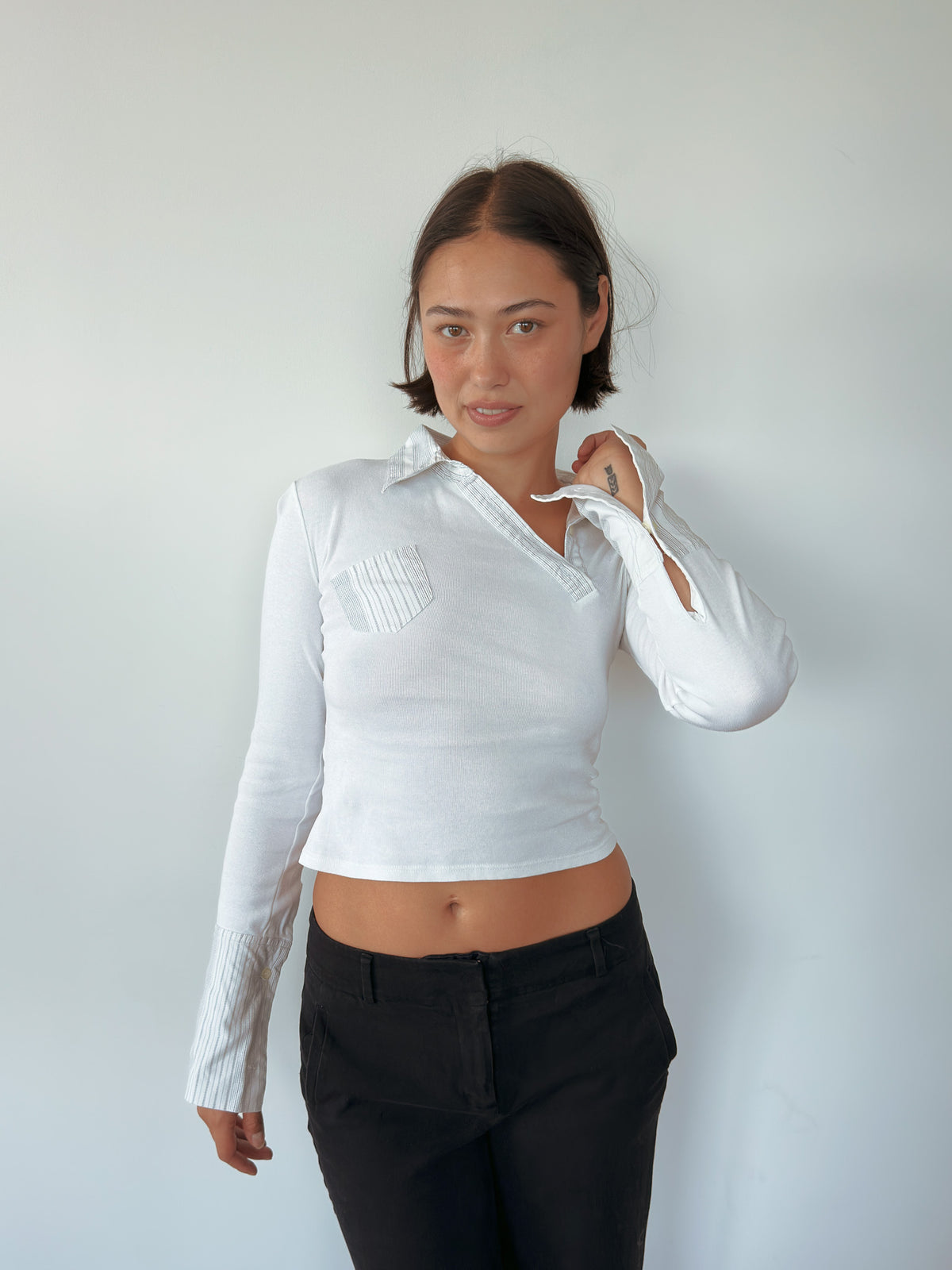 bi-material officecore top — size XS
