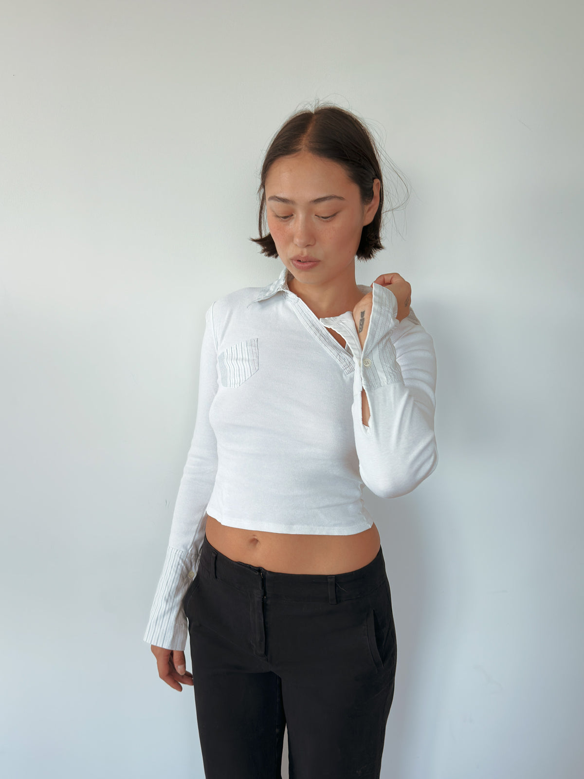 bi-material officecore top — size XS