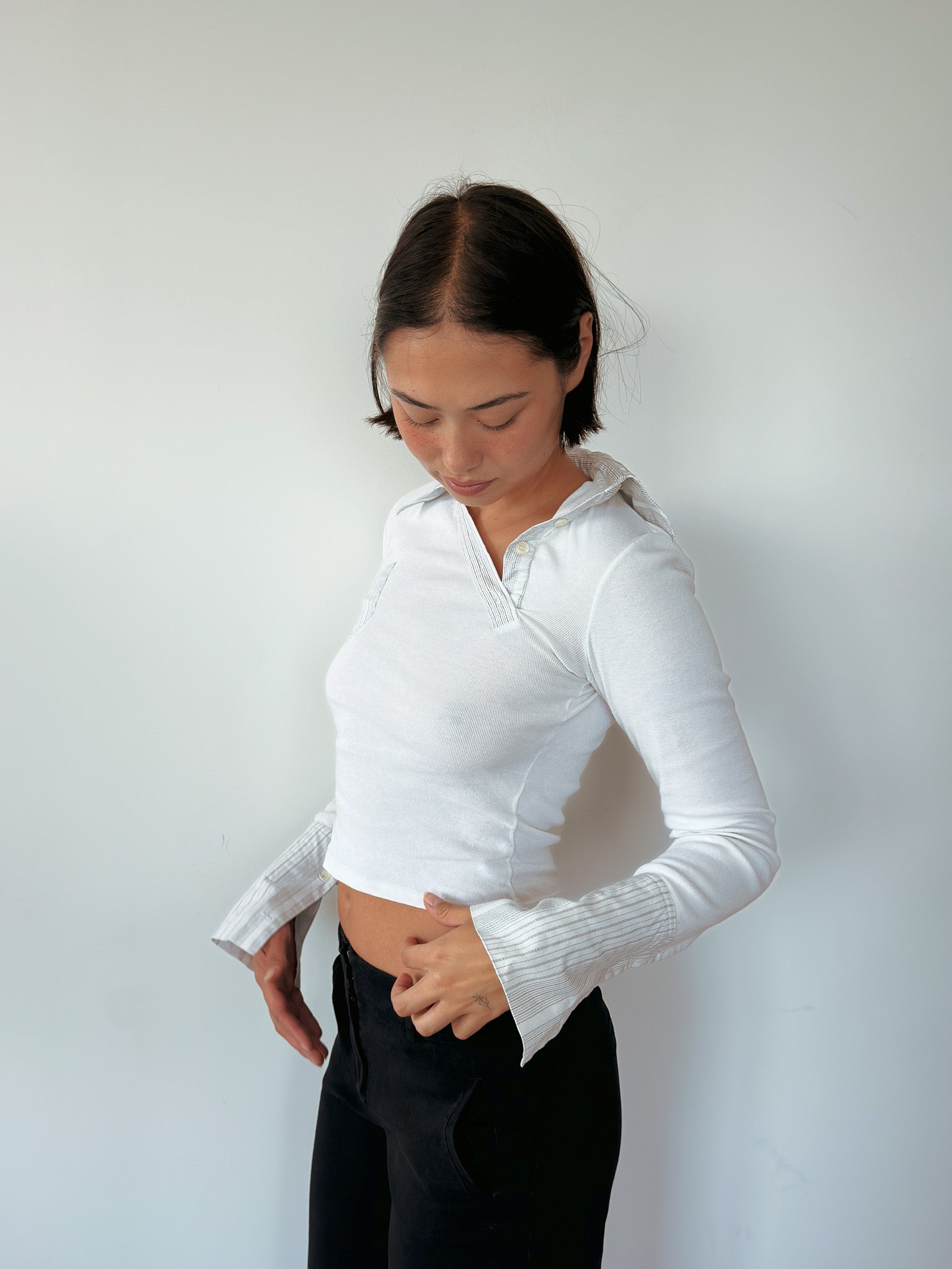 bi-material officecore top — size XS