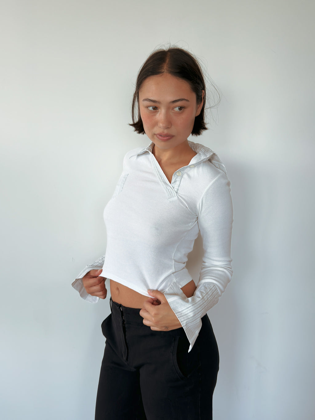 bi-material officecore top — size XS