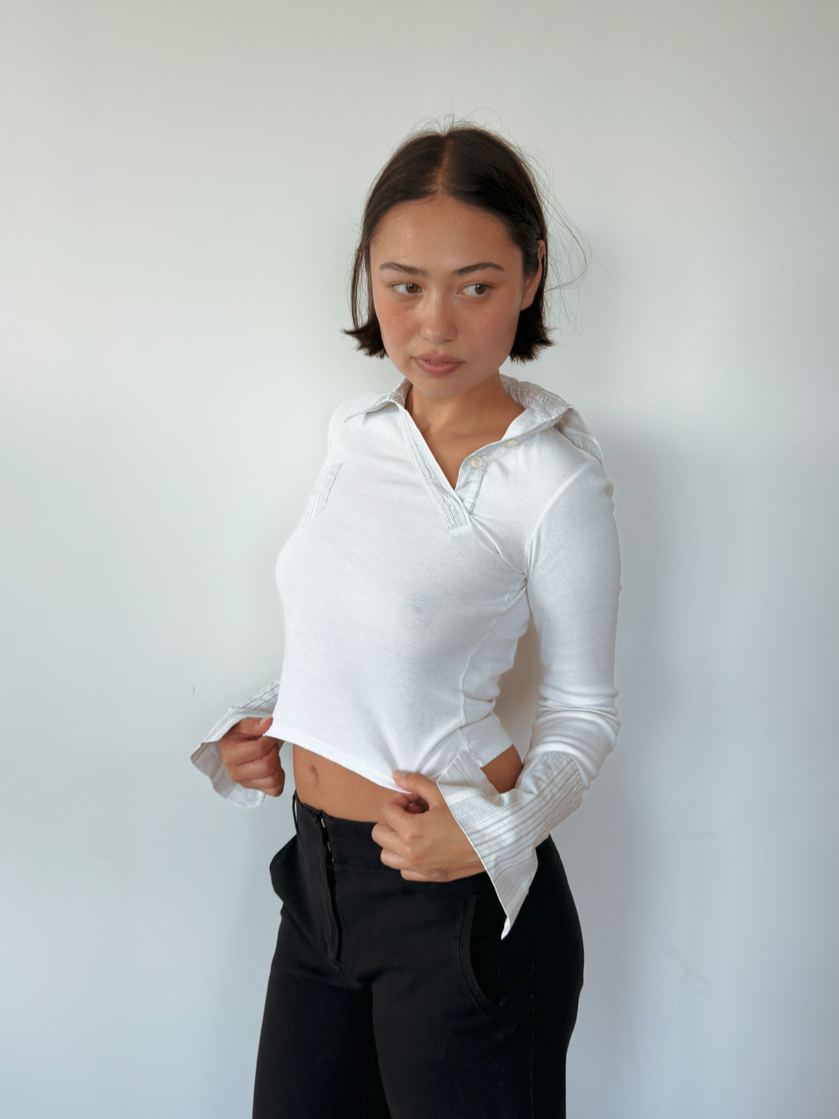 bi-material officecore top — size XS