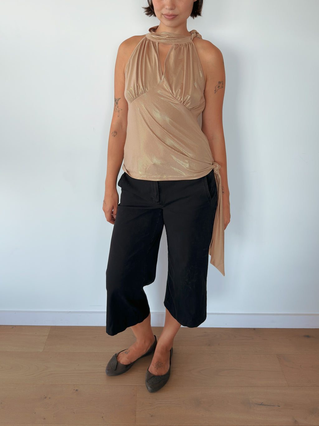 asymmetric party top — size S-M