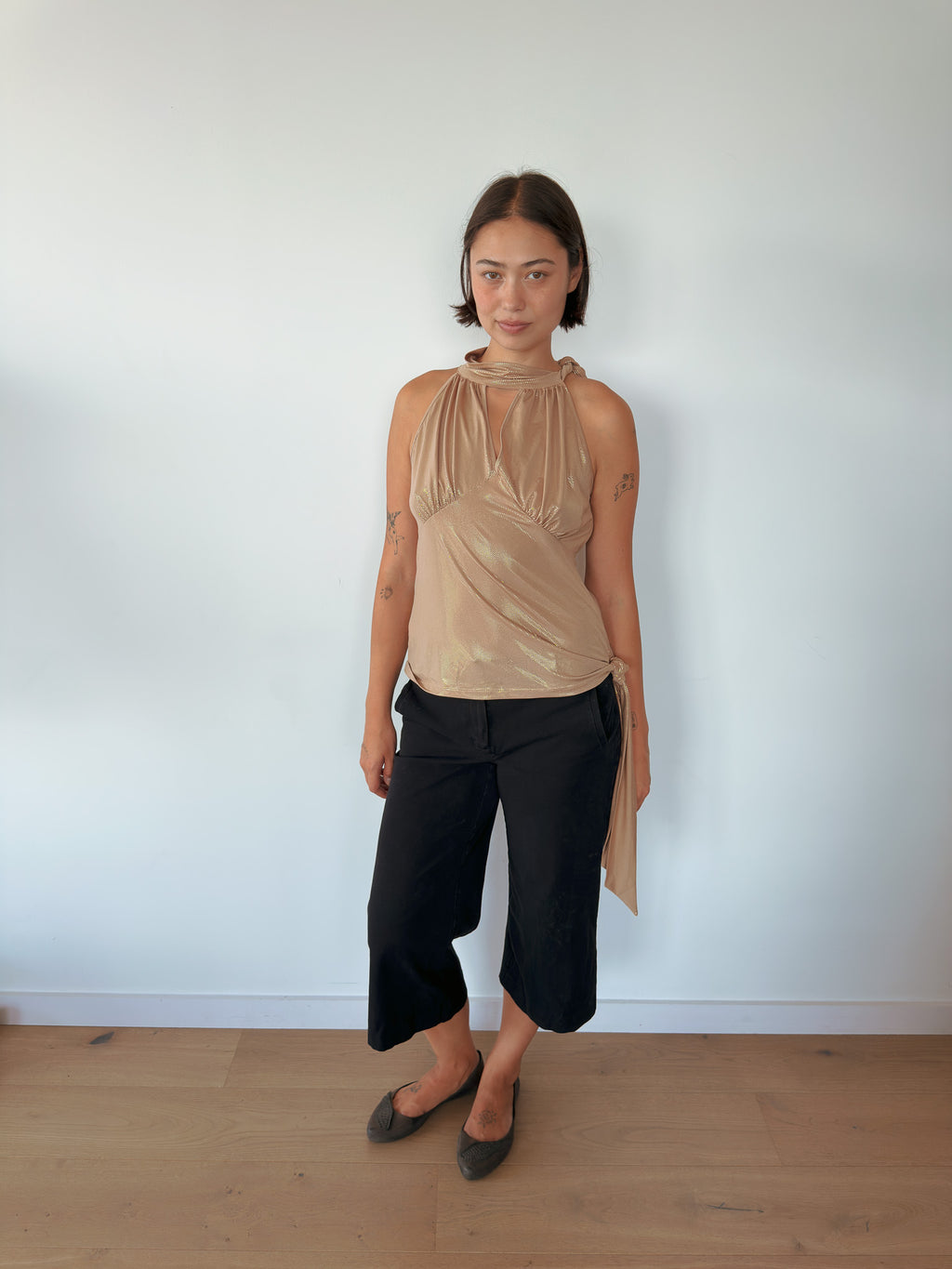 asymmetric party top — size S-M