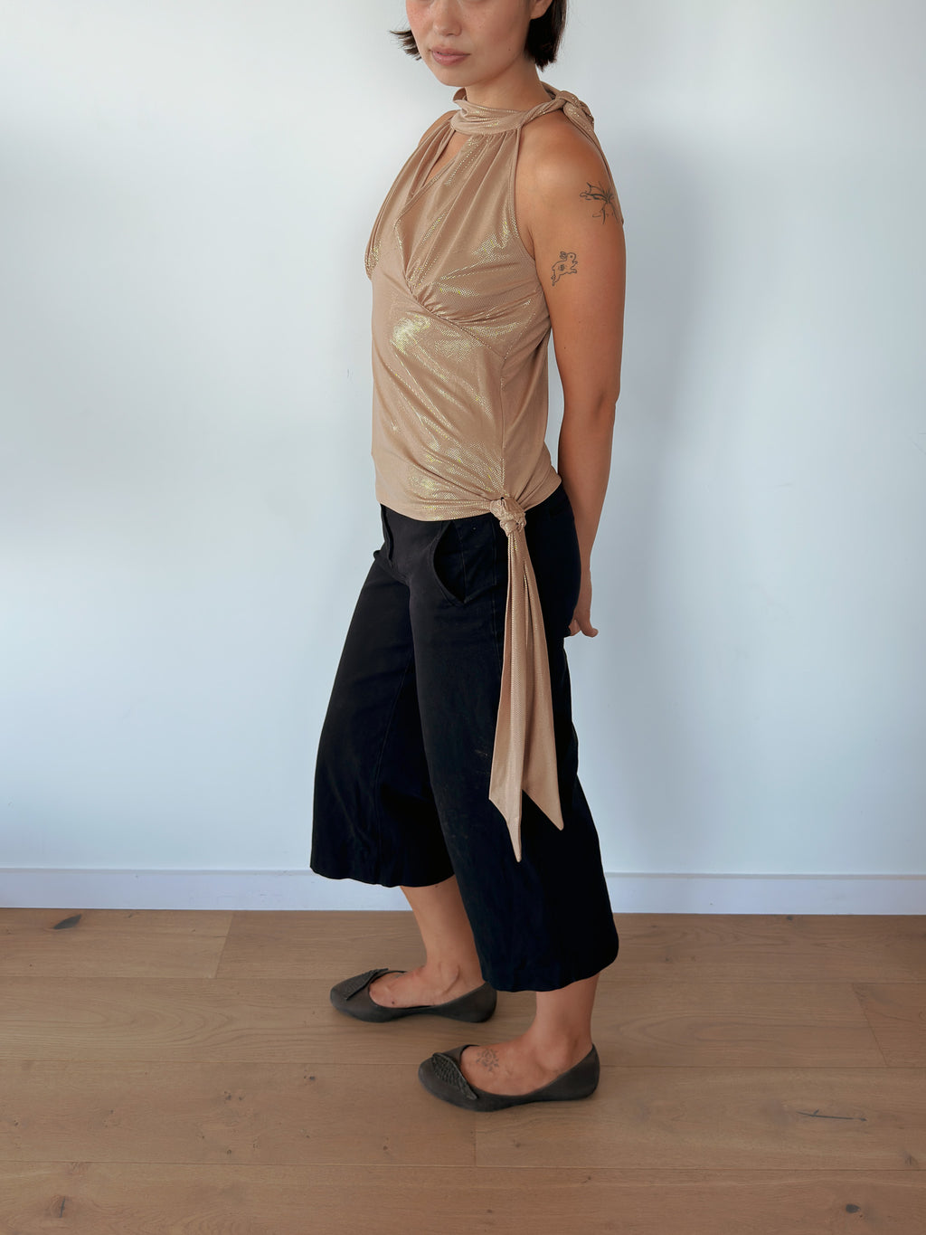 asymmetric party top — size S-M