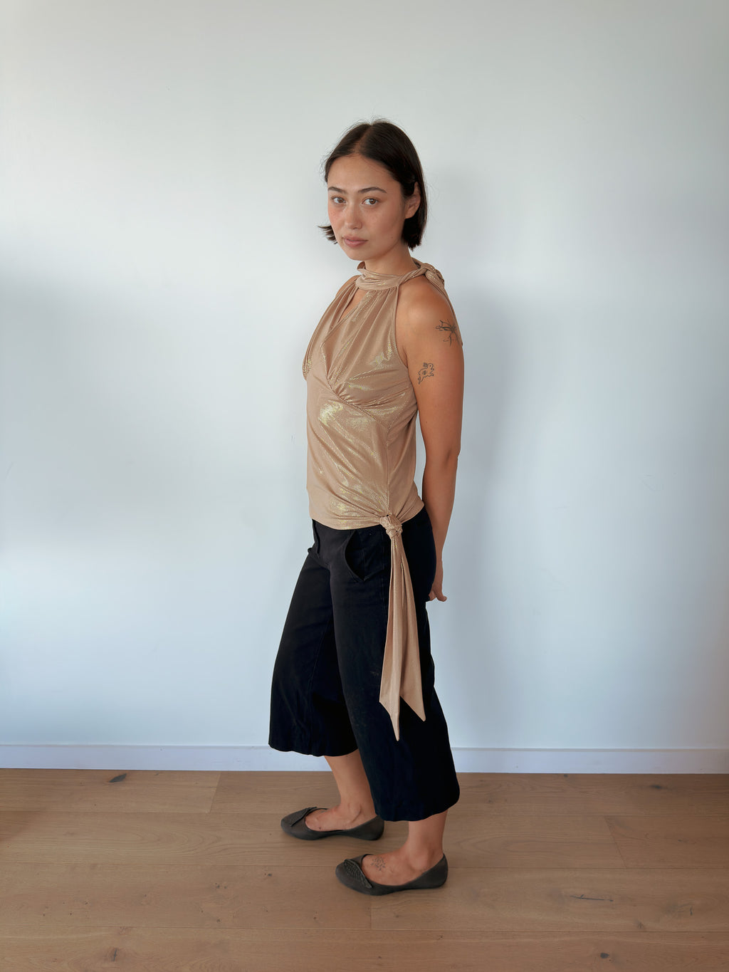 asymmetric party top — size S-M