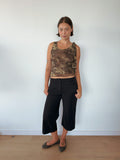 mesh tie top — size XS