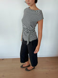 asymmetric stripe top — size S-M