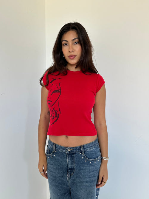 baby tee — size xs/s