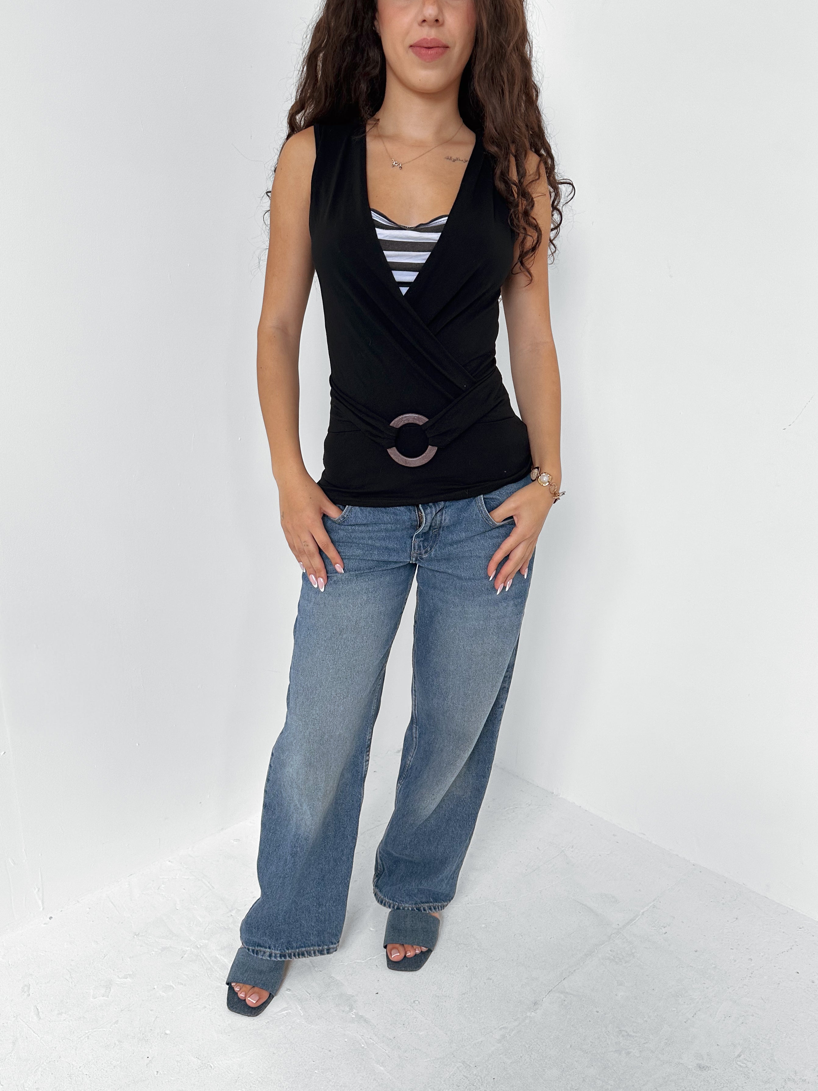 stripe top — size s