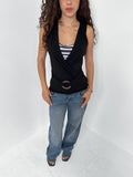 stripe top — size s