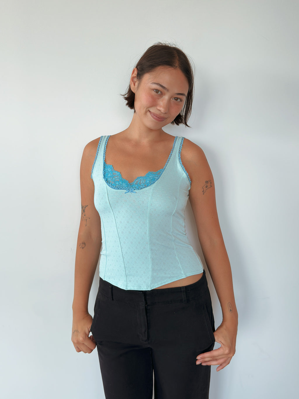 bustier top — size XS