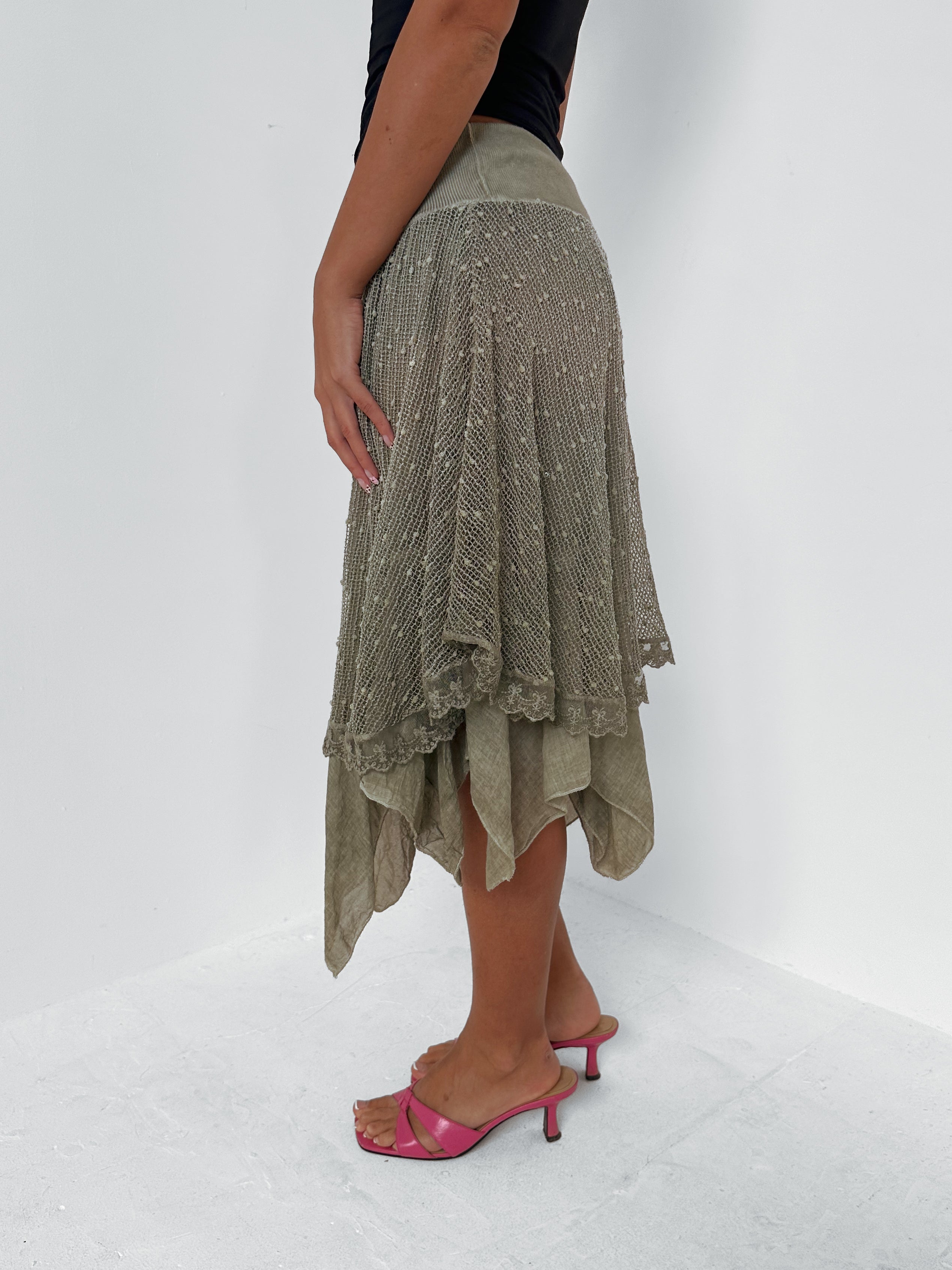 boho skirt — size s