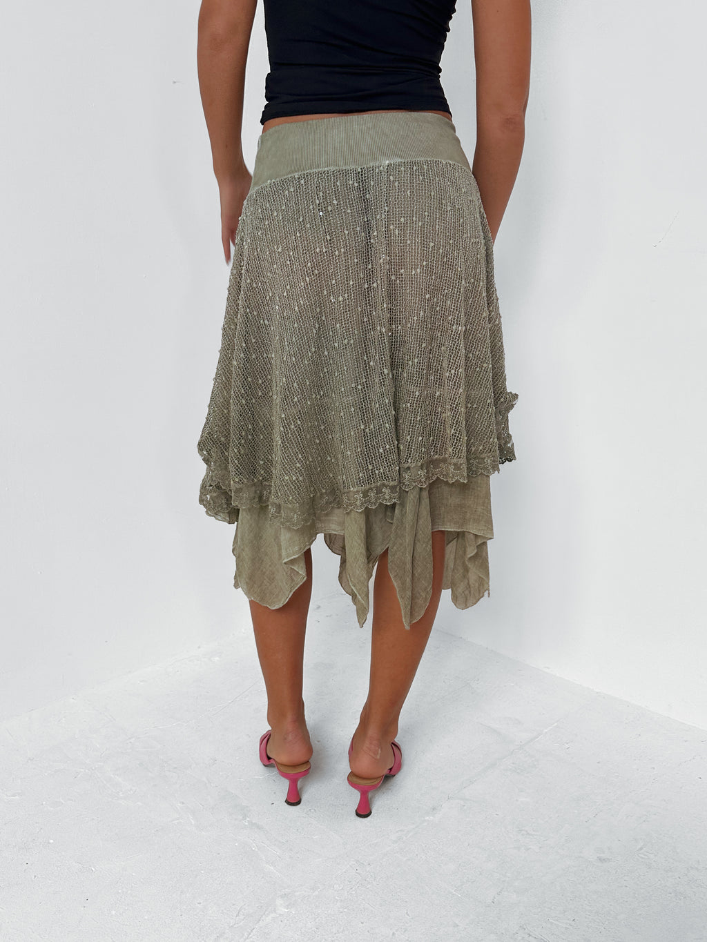 boho skirt — size s