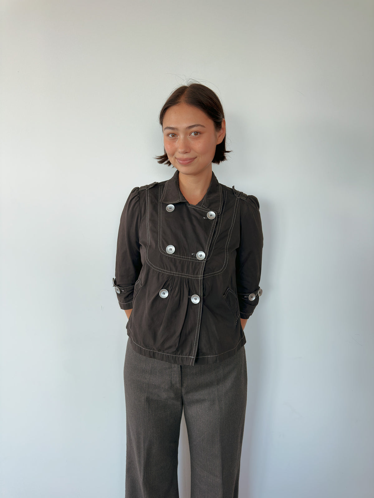 pea coat — size S