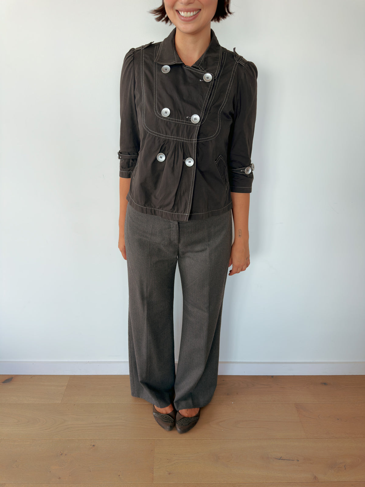 pea coat — size S