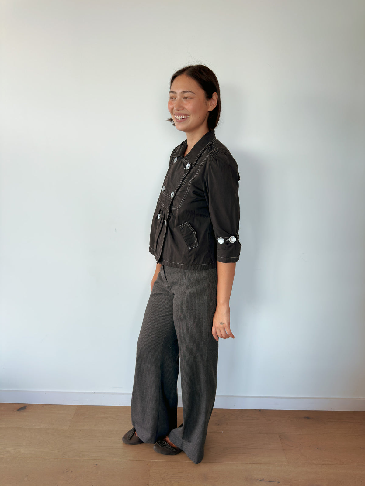 pea coat — size S
