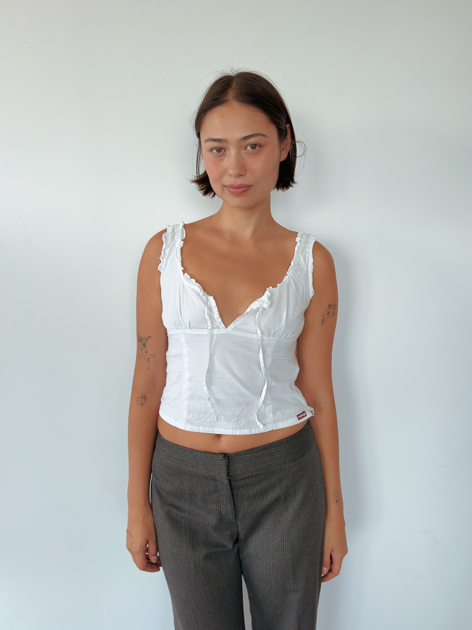 killah milkmaid top — size XS