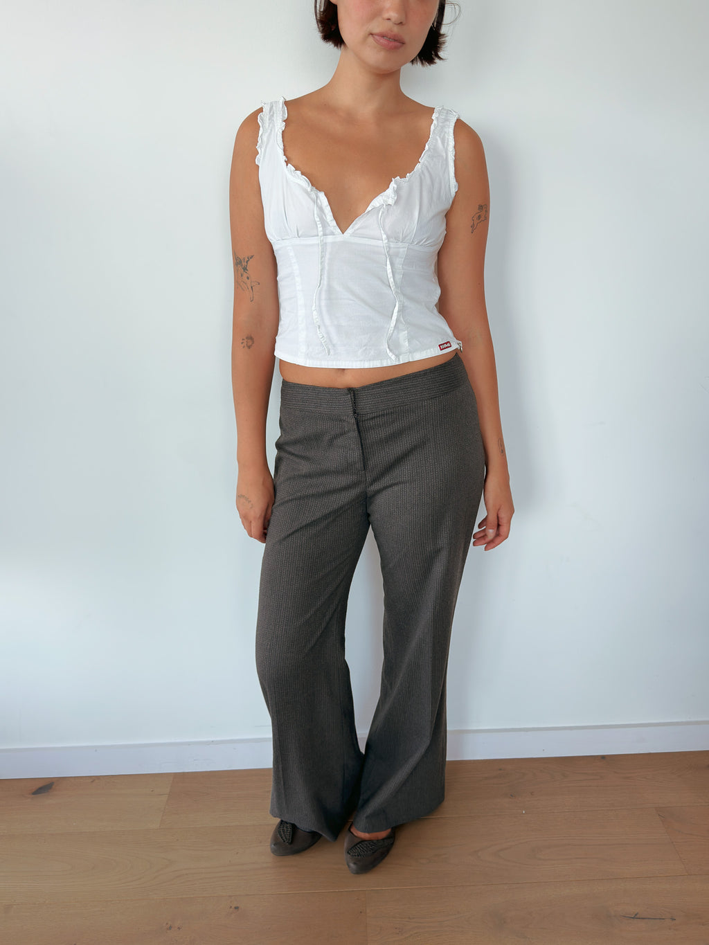 killah milkmaid top — size XS