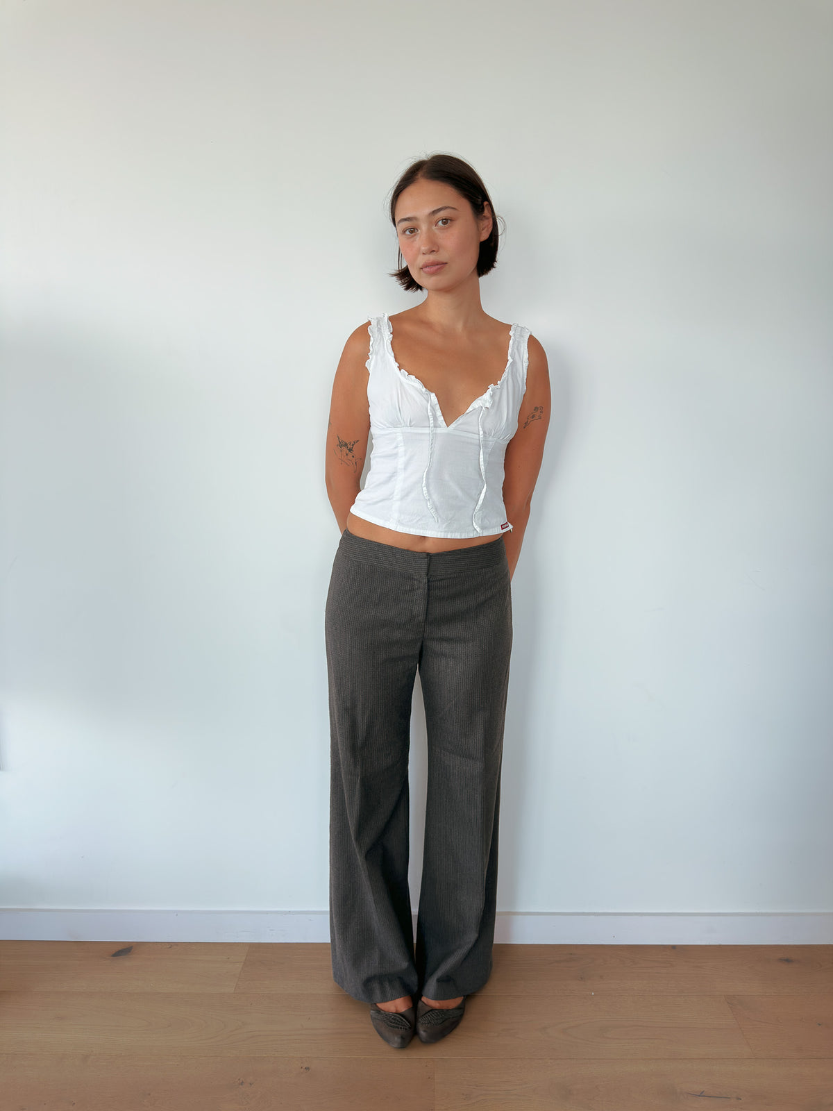 killah milkmaid top — size XS