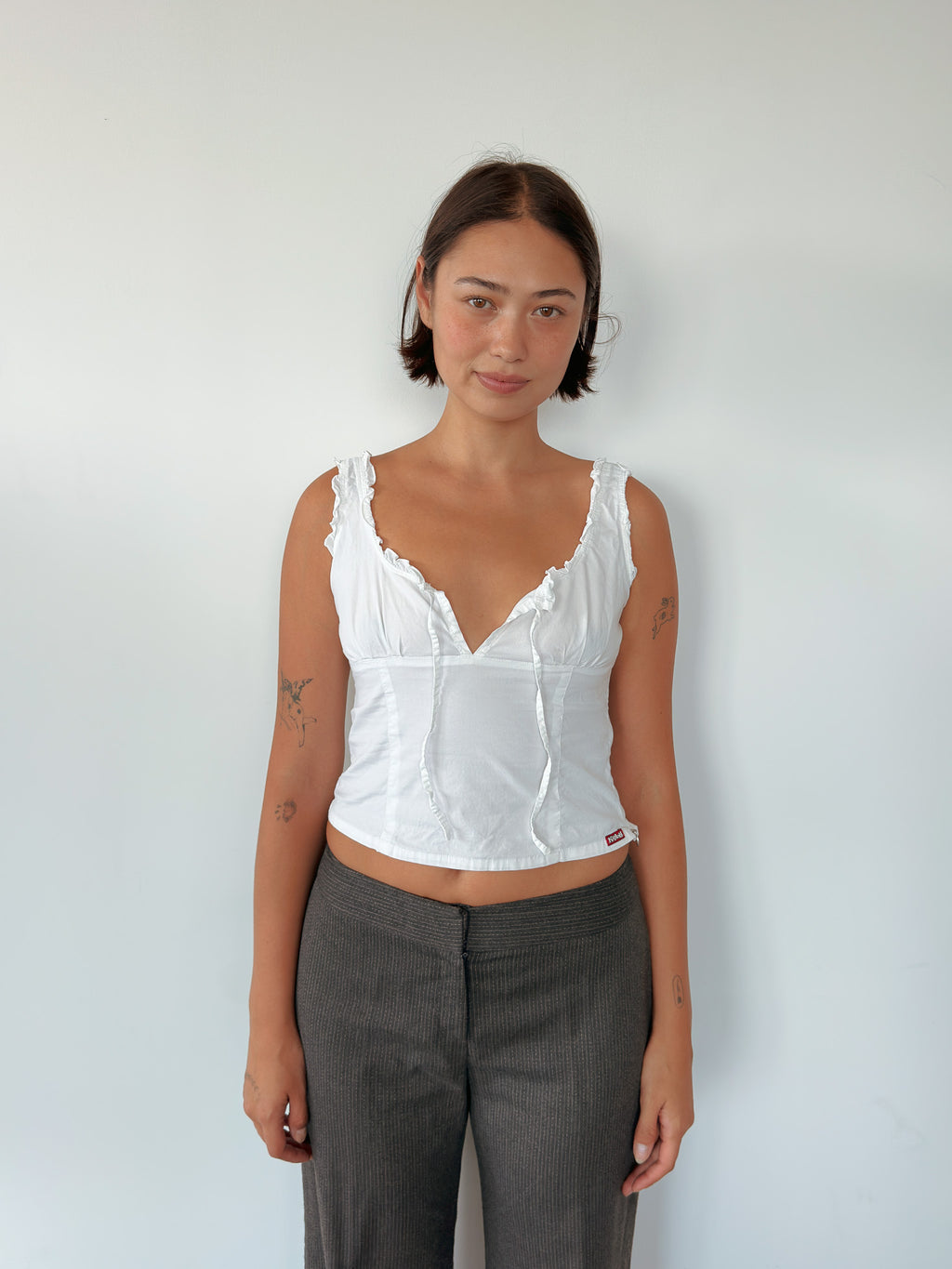 killah milkmaid top — size XS