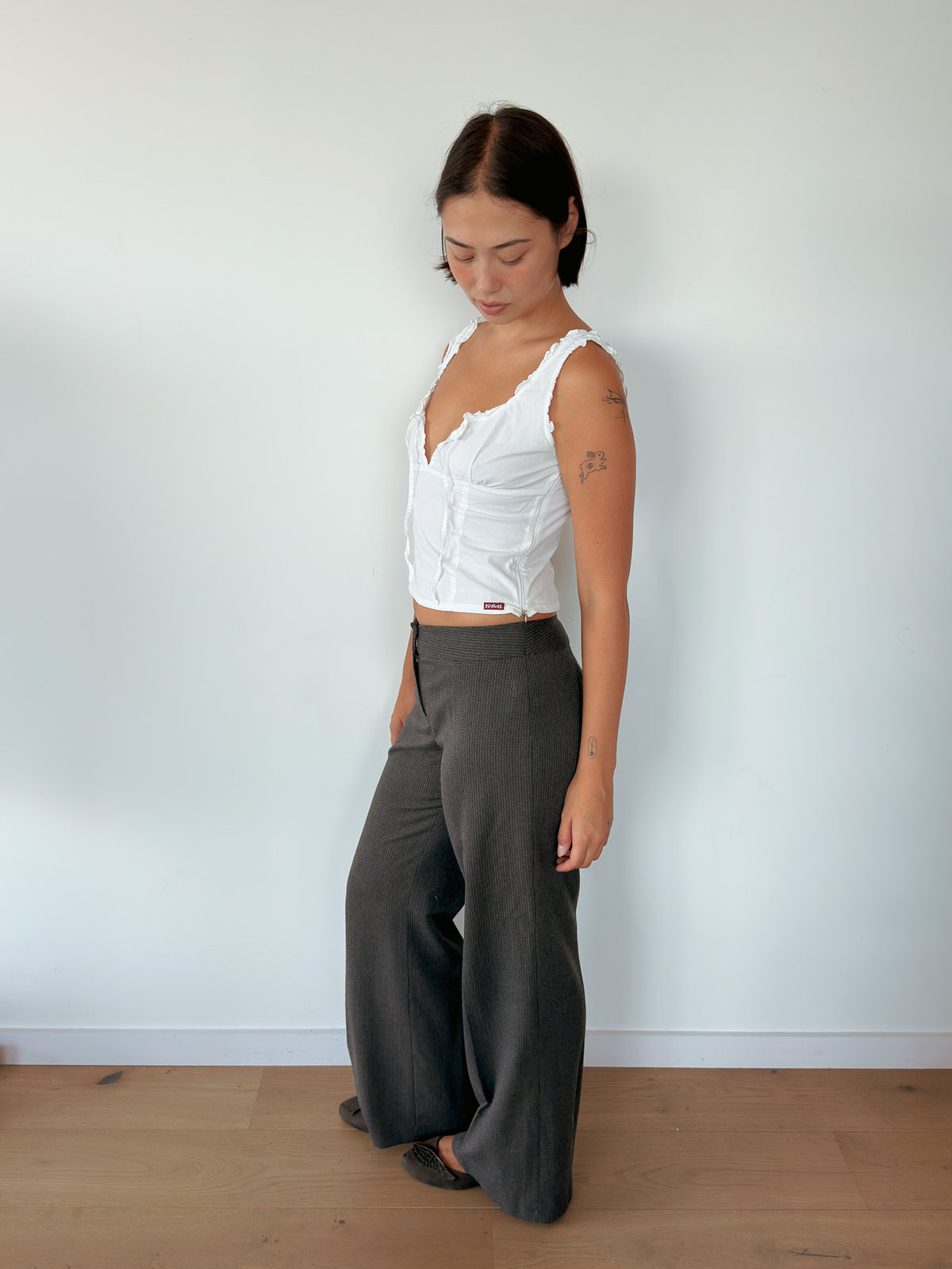 killah milkmaid top — size XS