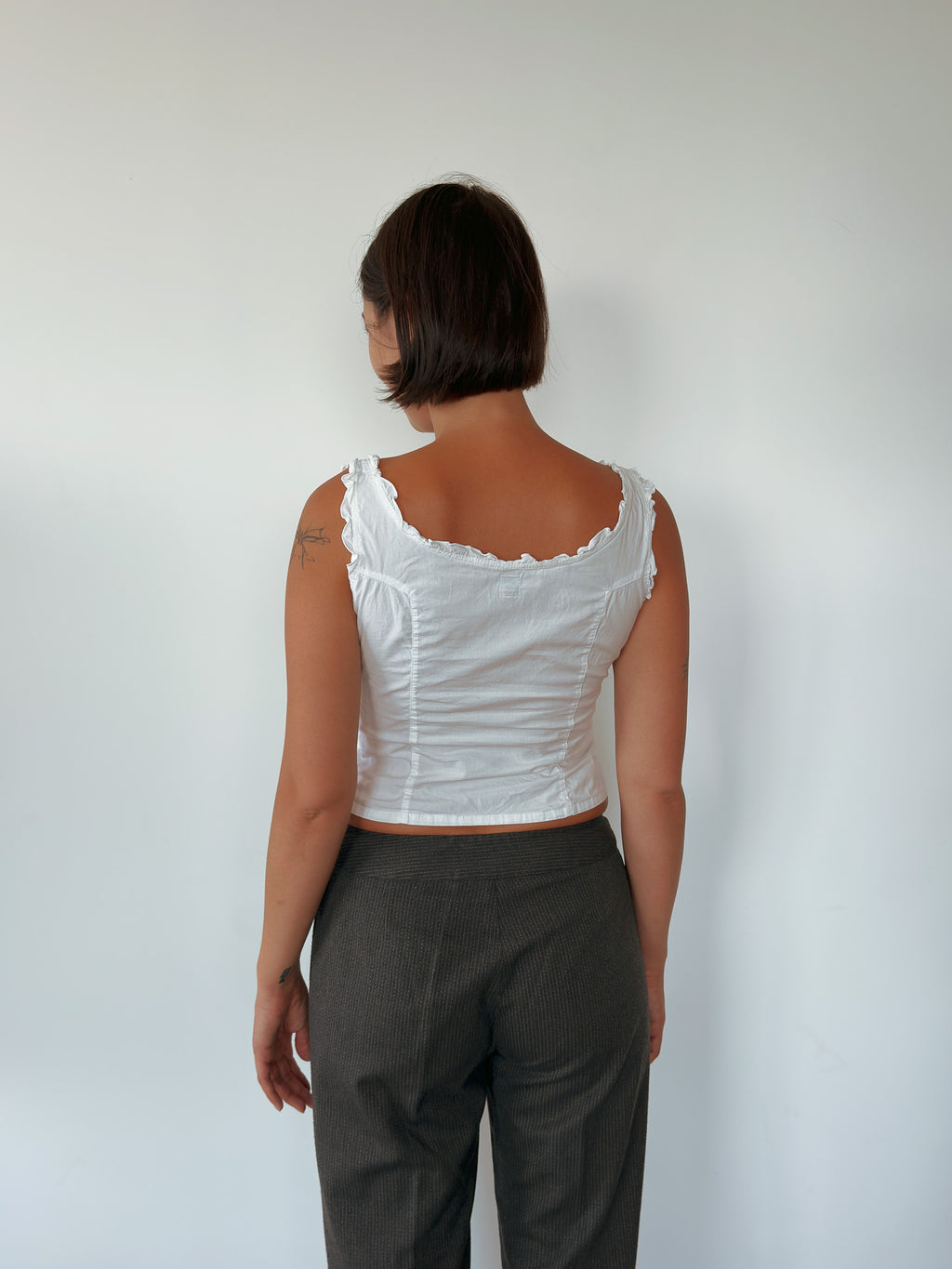 killah milkmaid top — size XS
